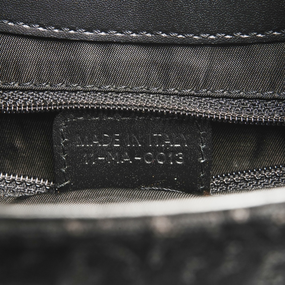 CHRISTIAN DIOR Black Canvas Trotter Shoulder Bag - Picture 10 of 13